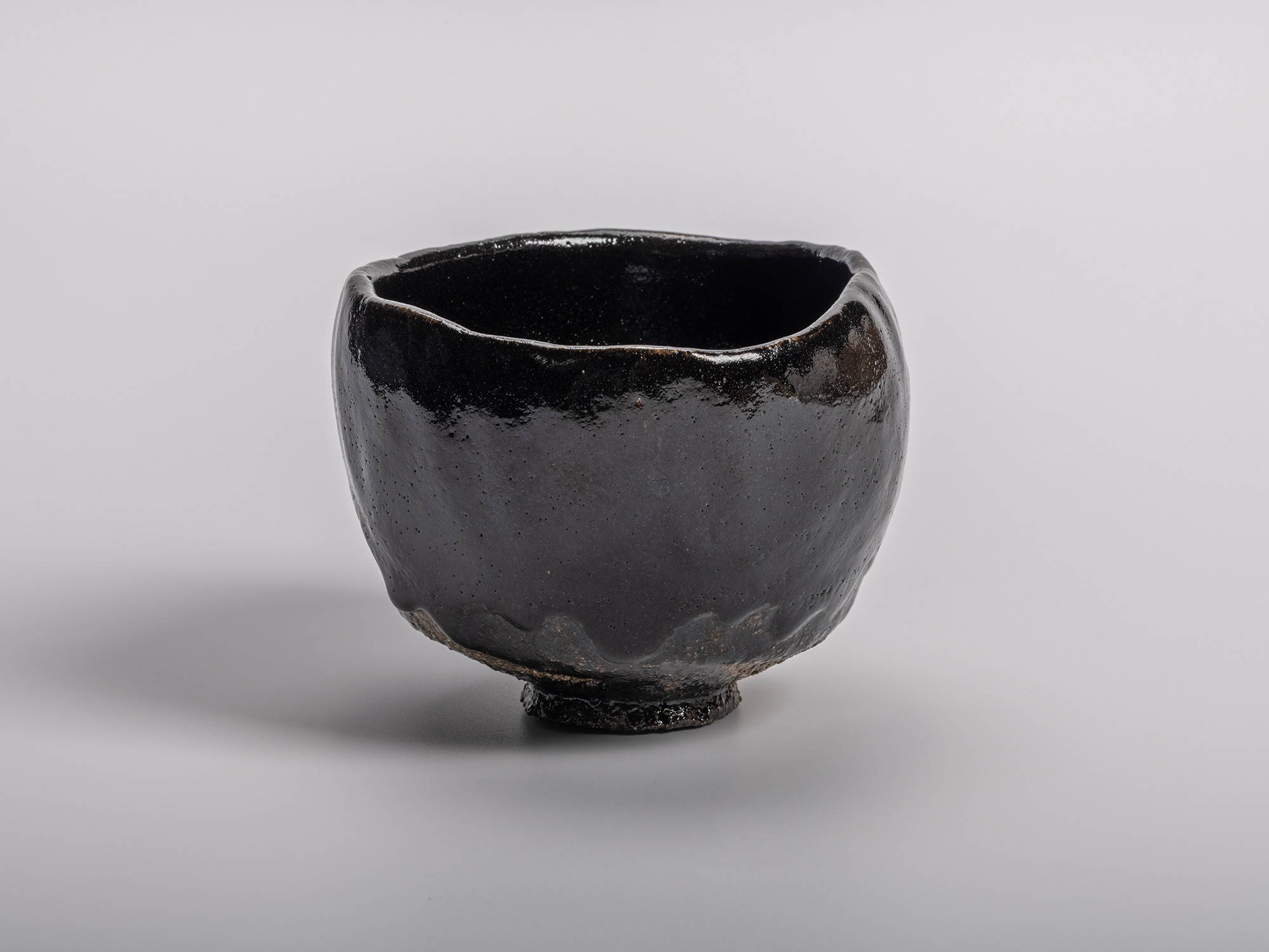 Raku XVI Black Raku Bowl (4)