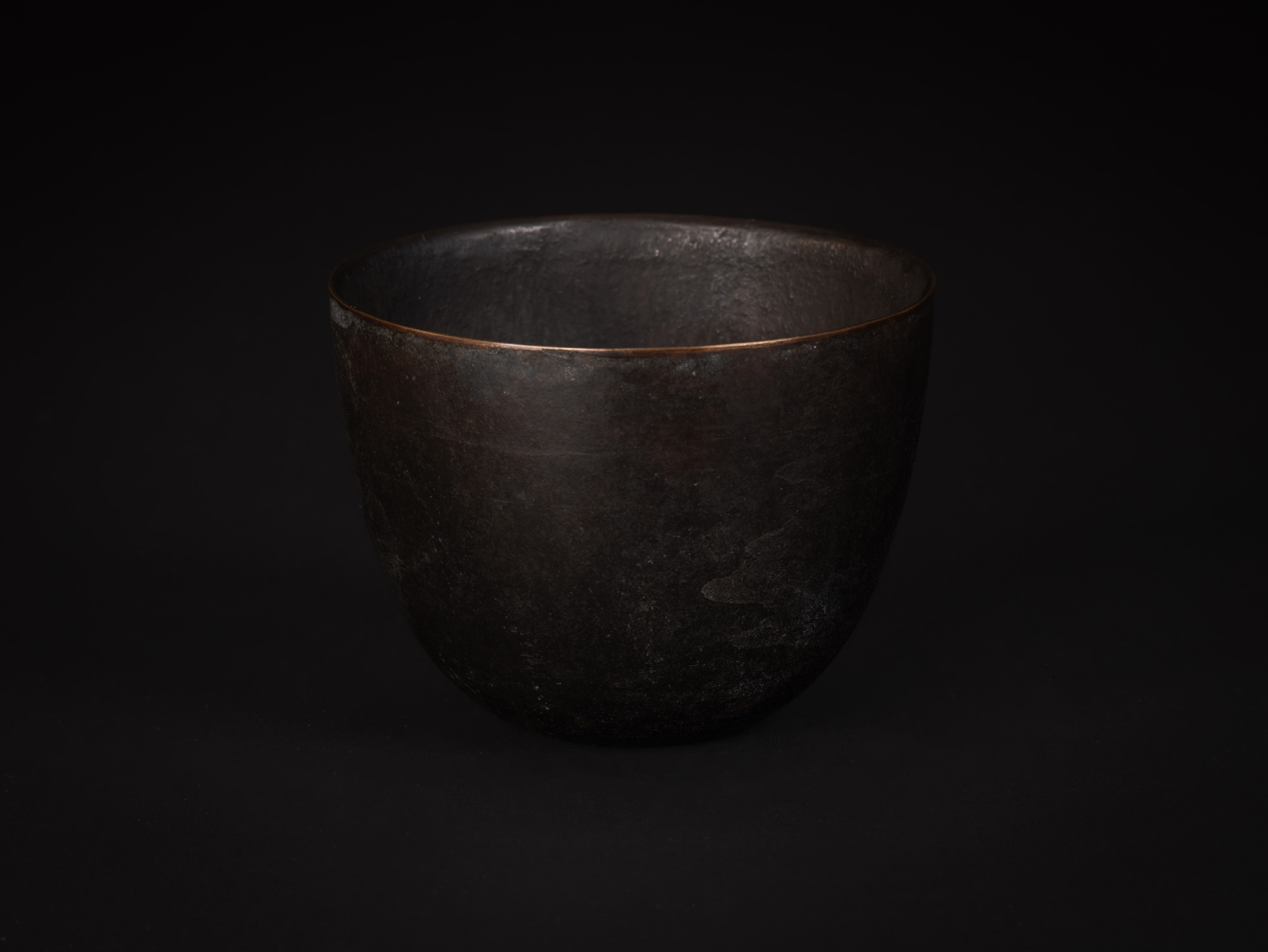 Alternate view of Bronze No. 8 by Koji Hatakeyama featuring the softly tapered bronze form with...