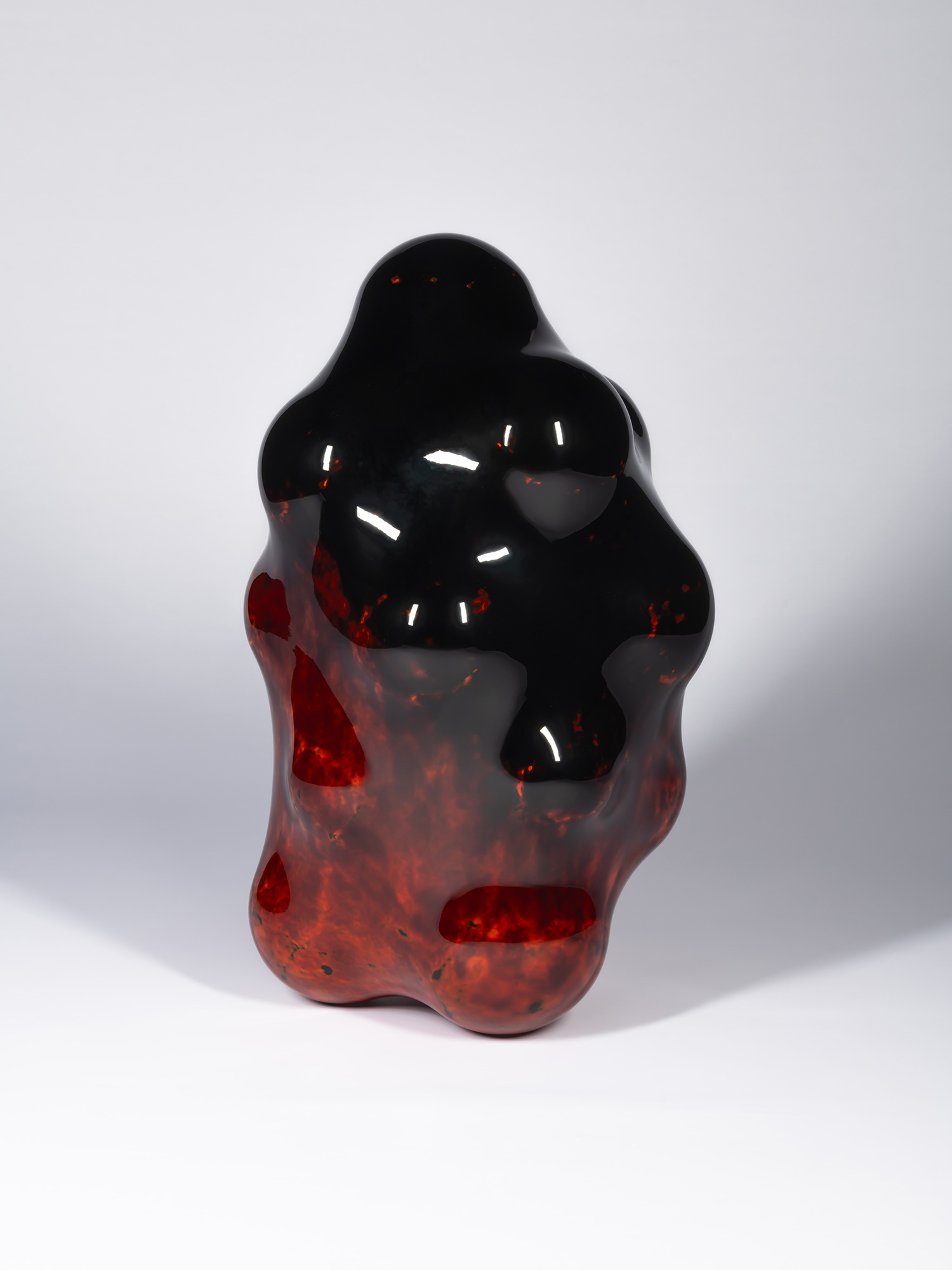 Surface Tactility #32 by Ishizuka. An organic, free-form sculpture with a highly polished surface...