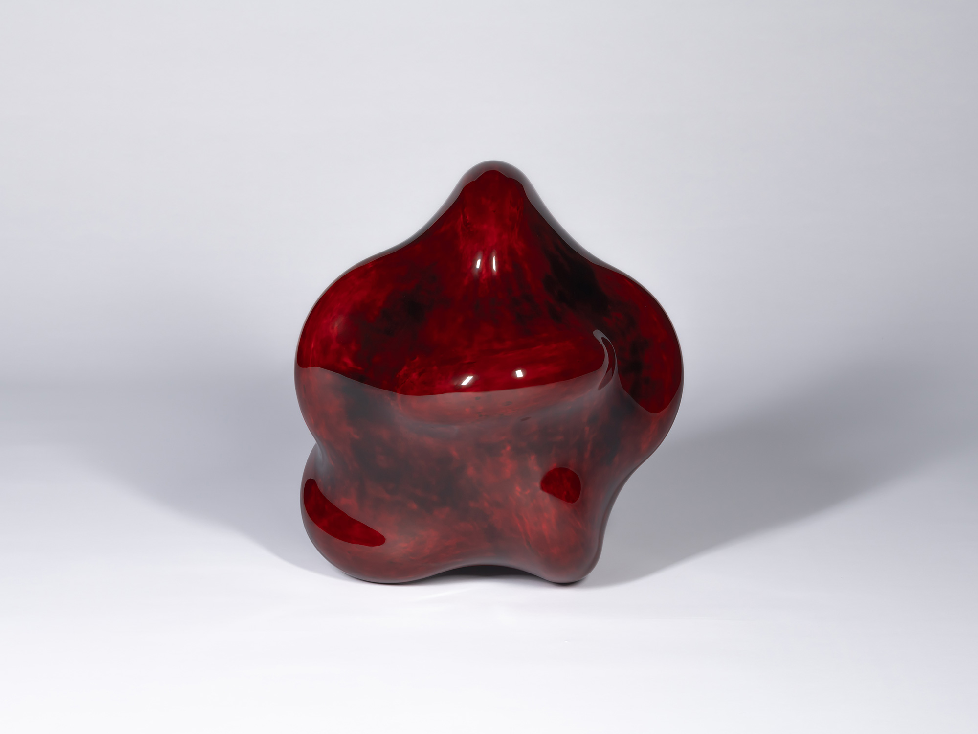 View of Taxis Groove – Circulation highlighting a sweeping red form that wraps around the sculpture...
